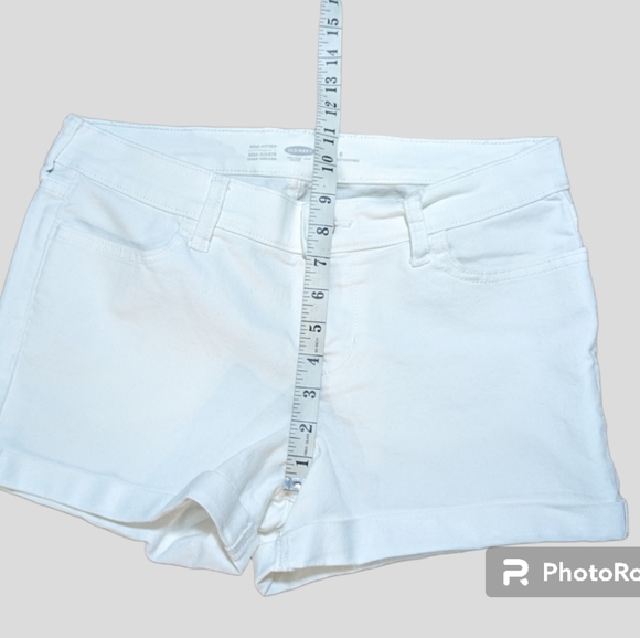 🔥5/$25🔥 Old Navy White Denim Shorts Size 6 - Picture 4 of 5